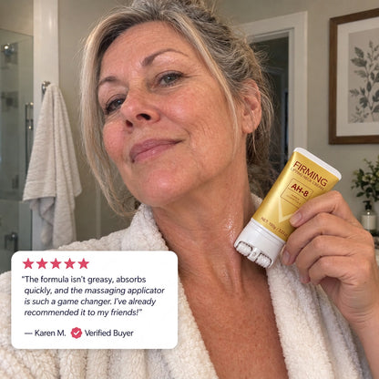 Firm & Smooth Neck Cream with Dual Massage Roller