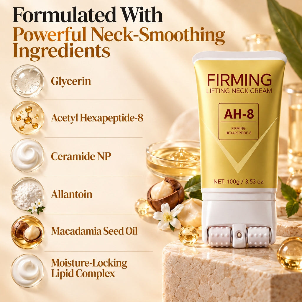 Firm & Smooth Neck Cream with Dual Massage Roller